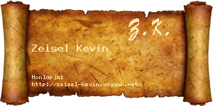 Zeisel Kevin névjegykártya